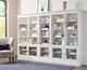 Hammary® Structures White Quintuple Display Bookcase-1
