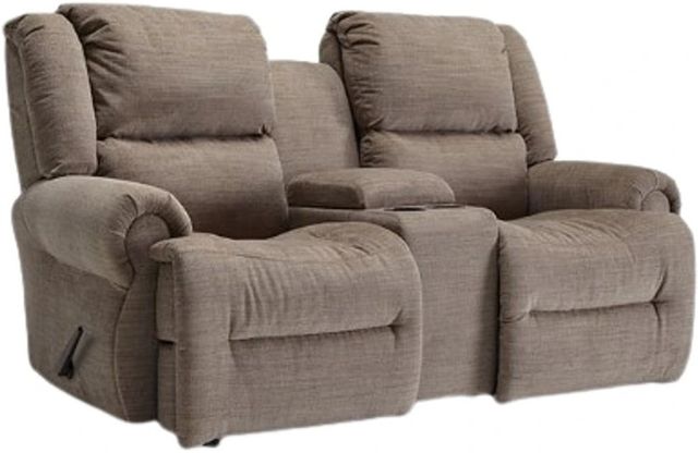 Best® Home Furnishings Customizable Genet Manual Reclining Space Saver® Loveseat with Console-0