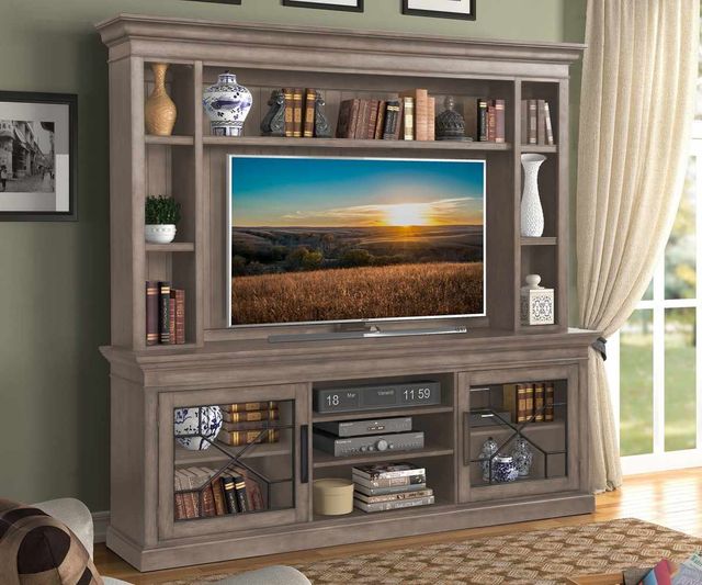 Parker House® Sundance Sandstone 92" Console with Hutch and Back Panel-0