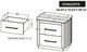 International Furniture Direct Mezquite Brown Nightstand-2