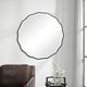 Uttermost® Aneta Satin Black Round Mirror-1