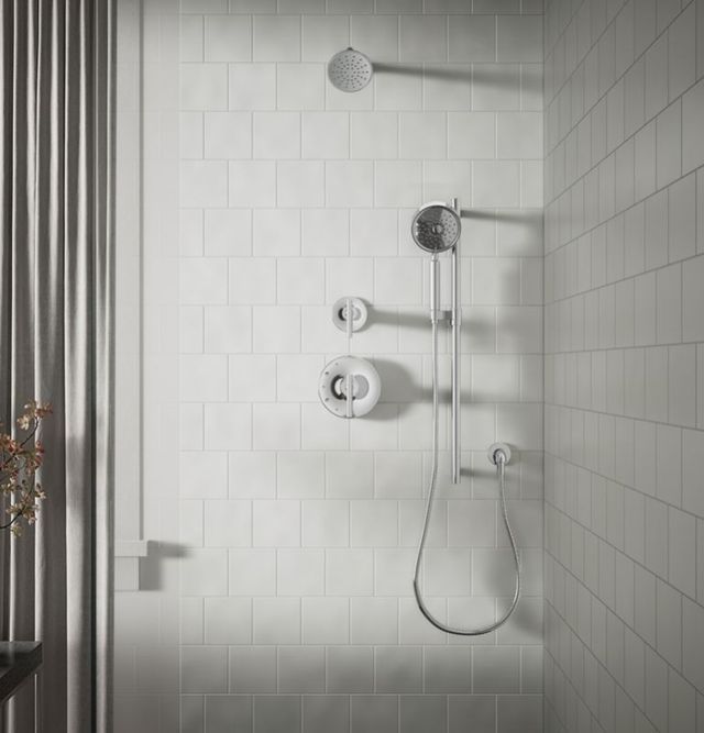 KOHLER® Bellera® Polished Chrome 1.5 GPM Single-Function Showerhead-2