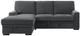 Homelegance® Morelia 2-Piece Dark Gray Left-Arm Facing Pull-out Sleeper Sectional and Chaise-3