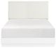 Homelegance® Linea Cream/Pearl White Eastern King Panel Bed-2