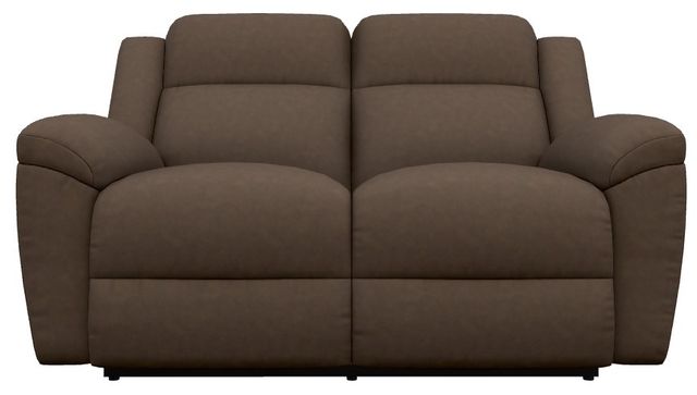 La-Z-Boy® Joel Mahogany Power Reclining Loveseat with Headrest and Lumbar-1