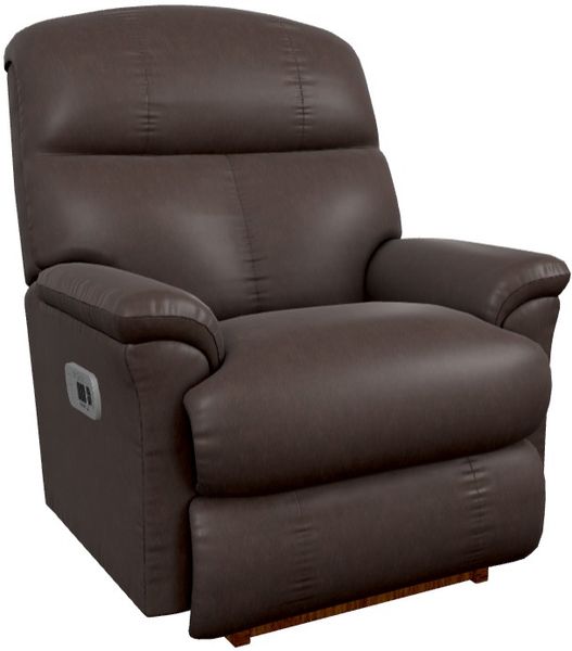La-Z-Boy® Reed Tobacco Leather Power Rocking Recliner with Headrest and ...