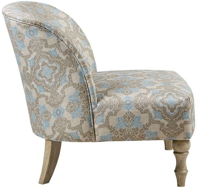 Olliix by Martha Stewart Maribelle Beige/Blue Accent Chair-2