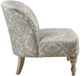 Olliix by Martha Stewart Maribelle Beige/Blue Accent Chair-2