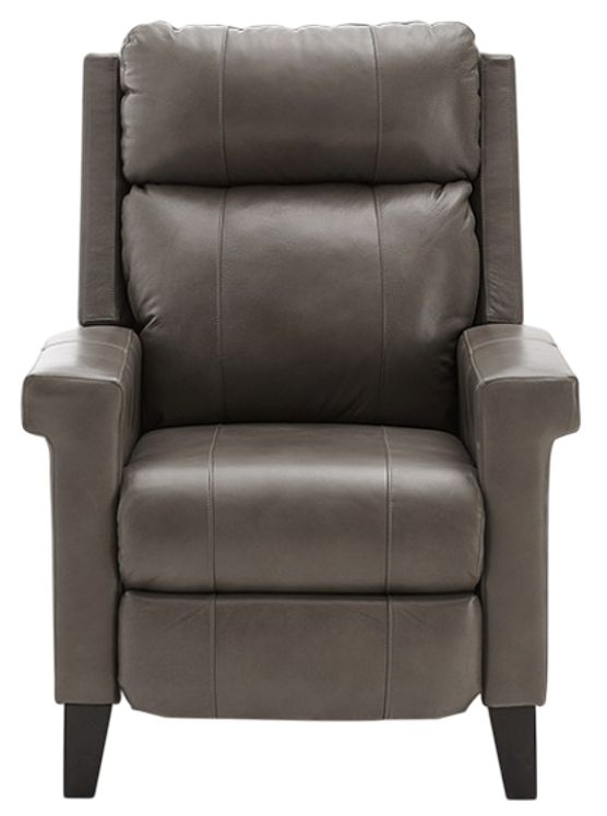 Best® Home Furnishings Customizable Prima Leather Power Tilt Headrest High Leg Recliner with Espresso Legs-1