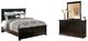 Signature Design by Ashley® Maribel 3-Piece Black Queen Panel Bed Set-0