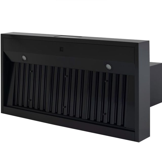 Induction Hardware 48" Black Stainless Steel Wall Mounted Range Hood-2