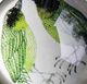 A & B Home 3-Piece White/Green Decorative Sphere Set-2