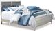 Signature Design by Ashley® Olivet 5-Piece Silver Queen Panel Bed Set-1