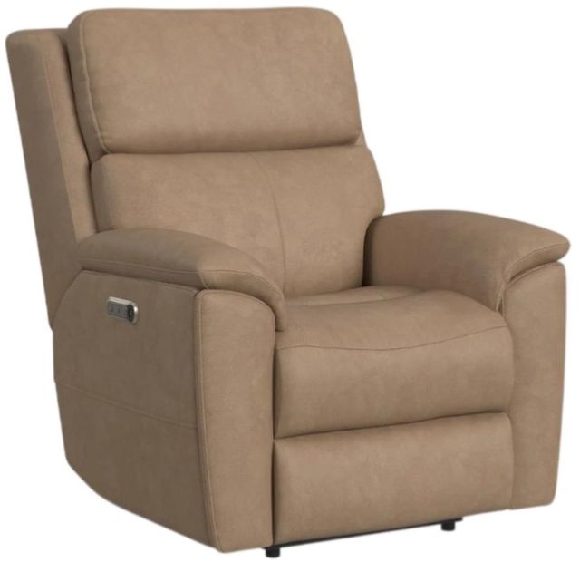 Flexsteel® Customizable Porter Leather Power Recliner with Power Headrest and Lumbar-0