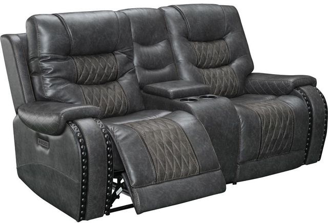 Parker House® Outlaw Stallion Power Reclining Console Loveseat-1