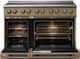 Viking® 5 Series 48" Golden Hour Pro Style Induction Range with Brushed Brass Trim-1