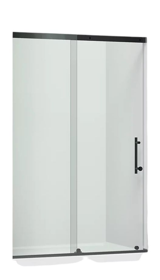KOHLER Elate® Matte Black 71" x 45" - 47" Sliding Shower Door-0