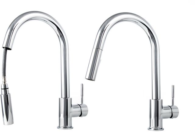 ZLINE Gemini Chrome Pull Down Single Handle Kitchen Faucet-2