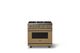 Viking® 5 Series 36" Golden Hour Pro Style Gas (NG) Range with Polished Chrome Trim-3