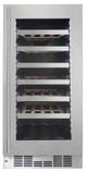 Silhouette® Tuscany 3.1 Cu Ft. Stainless Steel Wine Cooler-1