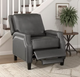 Portia Push Back Recliner (Grey)-3