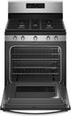 Whirlpool® 30" Fingerprint Resistant Stainless Steel Free Standing Gas Range-1