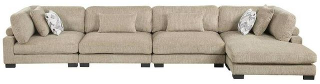 Homelegance® Tinley 4-Piece Brown Modular Sectional and Chaise-2
