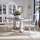 Liberty Furniture Magnolia Manor 5-Piece Antique White/Weathered Bark Double Pedestal Dining Table Set-1