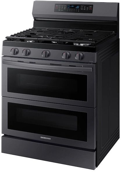 Samsung 30" Fingerprint Resistant Black Stainless Steel Freestanding Gas Range-3