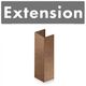 Zline Hand Hammered Copper Chimney Extension-2