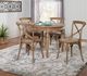 Linon Shiraz 5-Piece Gray/Natural Dining Set-1