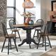Liberty Furniture Carolina Crossing 5-Piece Antique Honey/Black Trestle Dining Set-1