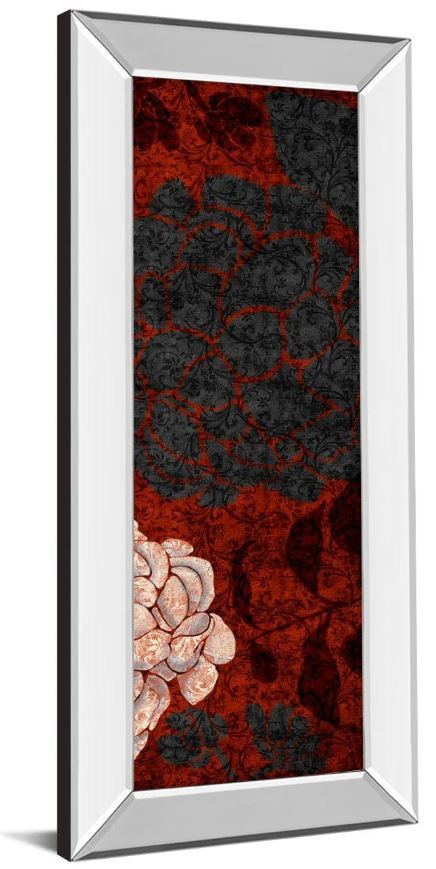 Classy Art Black/Red Eliose by Elizabeth Medley Mirror Framed Wall Art-1