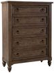 Liberty Furniture Americana Farmhouse 4-Piece Beige/Dusty Taupe King Sleigh Bed Set-4