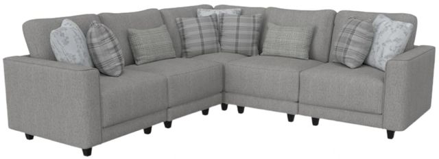 Corinthian Furniture Breckenridge 5-Piece Gray Modular Sectional-0