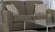 Decor-Rest® Furniture LTD Customizable 2404 Fabric Curved Arms Loveseat-0