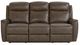 Bassett® Furniture Club Level Douglas Sable Power Reclining Sofa-1