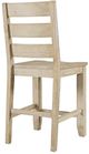 Jofran Inc. Sierrafina Almond Rung Back Counter Stool-4
