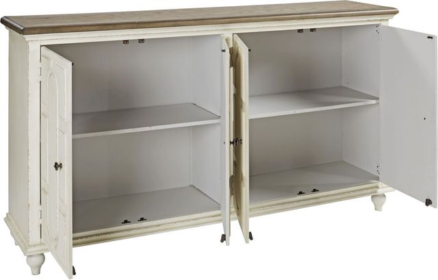 Signature Design by Ashley® Roranville Antique White Accent Cabinet-2