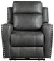 Homelegance® Kellen Smoky Gray Manual Recliner-1