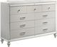 New Classic® Home Furnishings Valentino White Dresser-0