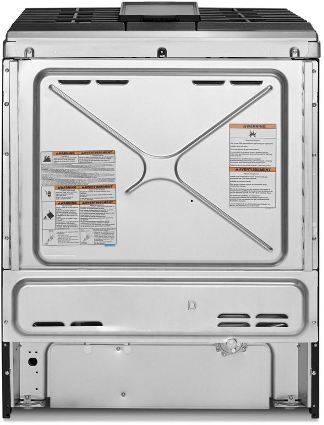 KitchenAid® 30" Stainless Steel Slide In Dual Fuel Range-1