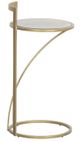 Fairfield® Sundries Glass Top French Drink Table with Gold Base-1