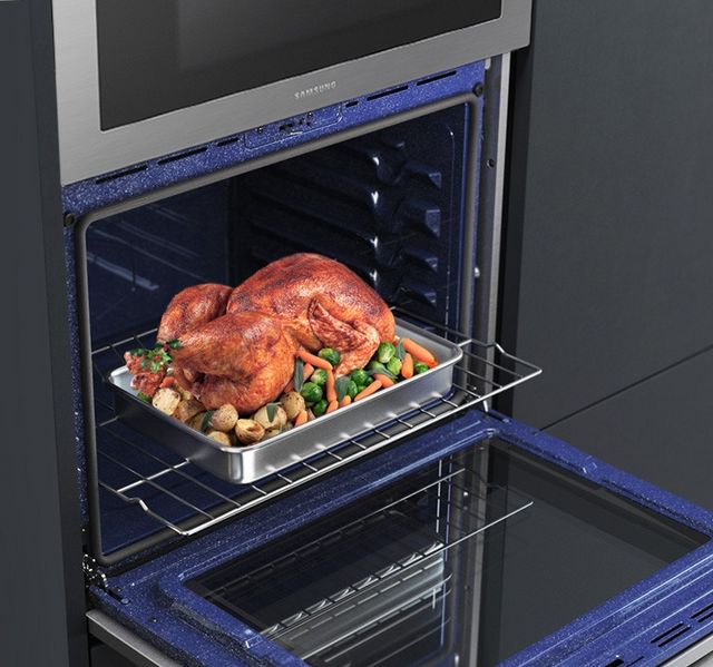 Samsung 30" Stainless Steel Oven/Microwave Combo Electric Wall Oven-8