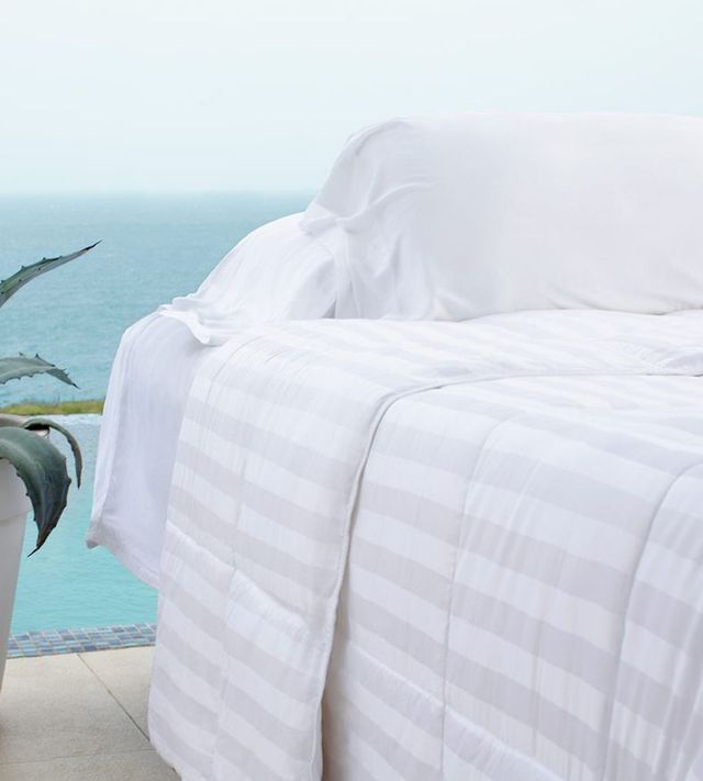 Cariloha Bamboo Viscose 3-Piece White Queen Duvet Comforter-2