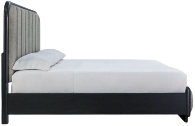 Signature Design by Ashley® Rowanbeck Black/Gray California King Upholstered Panel Bed-2