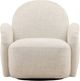 Dovetail Furniture Grecia Off-White Swivel Chair-1