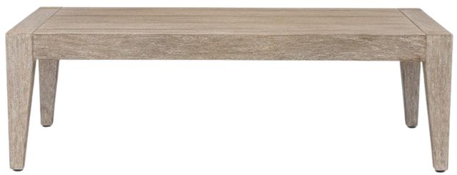 Uttermost® Kirkham Cerused Wheat Wood Indoor-Outdoor Coffee Table-4