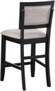 Winners Only® Woodbridge Ebony/Gray Bar Stool-2