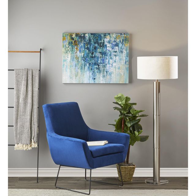 Adesso® Ezra Brushed Steel Floor Lamp-2